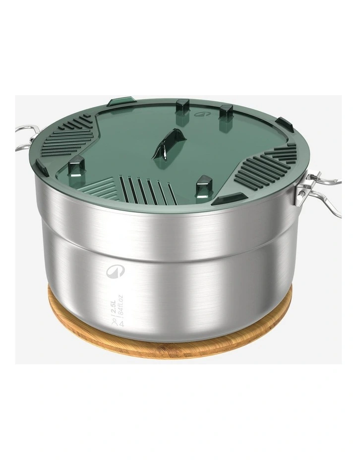 Decathlon | Stainless Steel Non-stick Camping Cookset 500 4 People 25 Items image 7