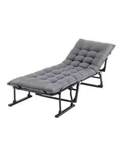 Gardeon 3-in-1 Sun Lounger Folding Camping Chair Adjustable Recliner Patio Furniture