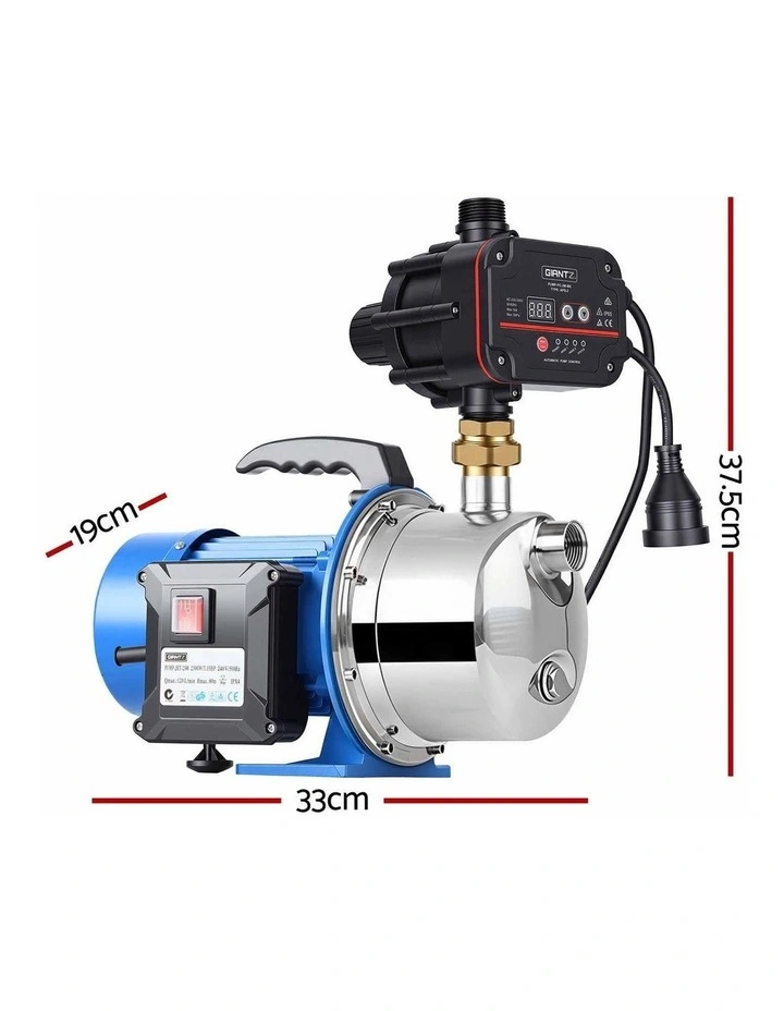 Giantz Garden Water Jet Pump Auto Controller 1100W Tank Rain Farm Irrigation image 2