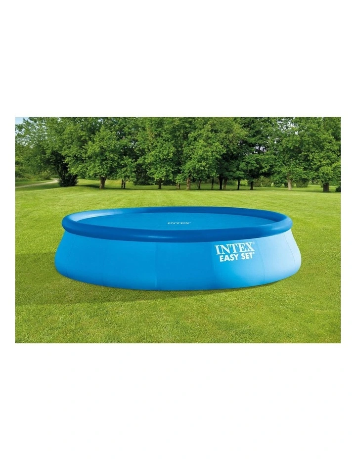 Above Ground Solar Outdoor Pool Cover Set 4.88M in Blue image 2