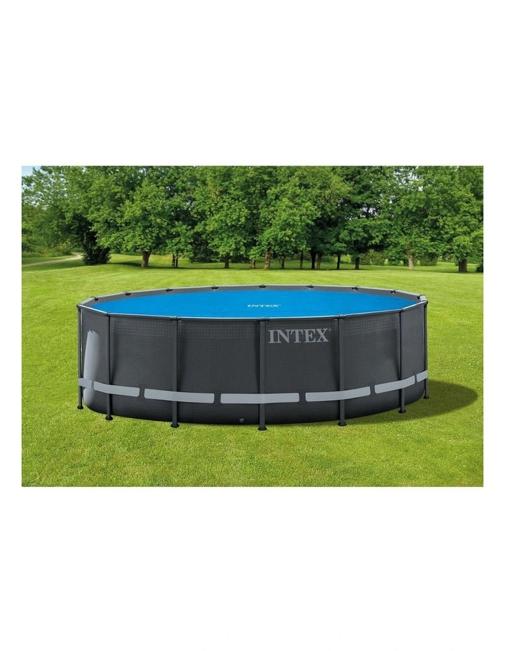 Above Ground Solar Outdoor Pool Cover Set 4.88M in Blue image 3