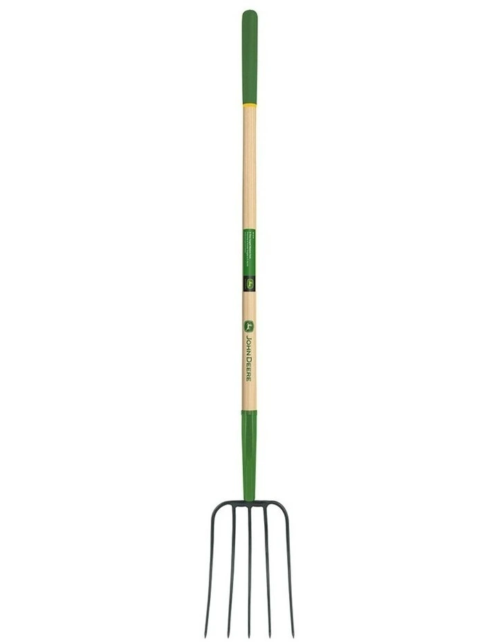Truper Tools John Deere Manure Fork 5 Tines Ash Handle 22.86 cm/9'' Grip image 1