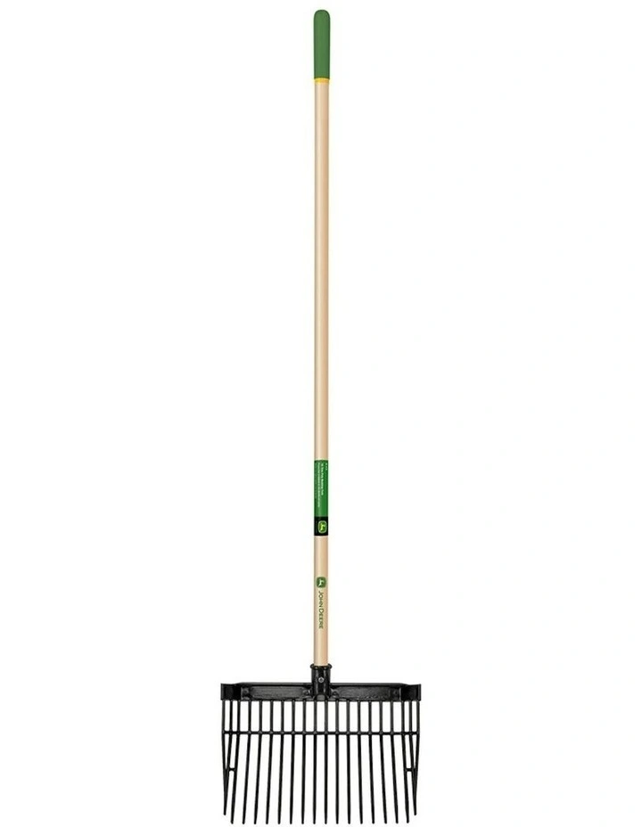 Truper Tools John Deere Poly Bedding Fork w/Handle 7''/17.78 cm Grip image 1