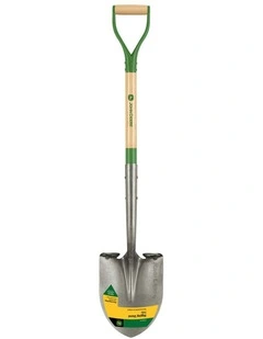 Truper Tools John Deere Steel/Hardwood Round-Point Shovel w/Steel D-Handle