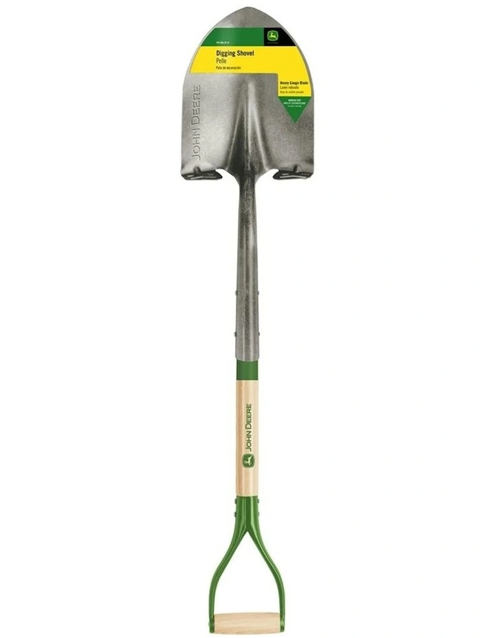 Truper Tools John Deere Steel/Hardwood Round-Point Shovel w/Steel D-Handle image 2