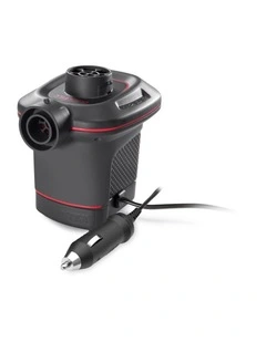 12 Volt Quickfill DC Electric Air Pump in Black