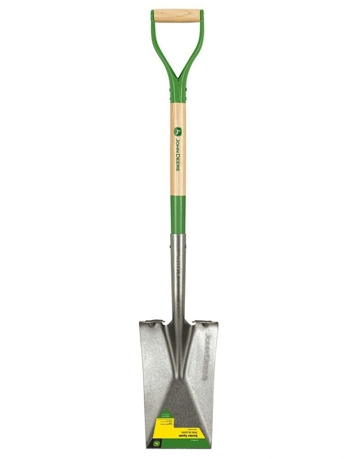 Truper Tools John Deere Garden Steel Spade w/ Extended Steps And D-Handle image 1