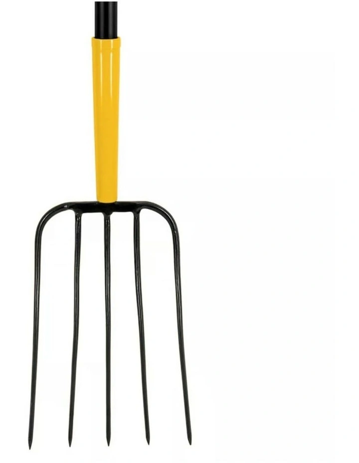 Truper Tools John Deere 5 Tine Manure Fork Fiberglass Handle 22.86 cm/9'' image 2