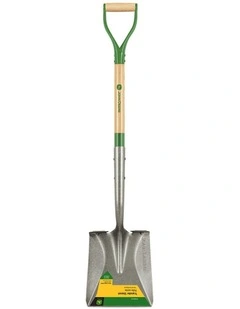 Truper Tools John Deere Steel/Hardwood Square-Point Shovel w/Steel D-Handle