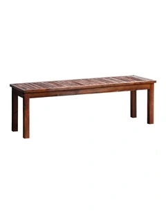 Livsip 150cm Garden Bench Outdoor Wood Patio Furniture Dining Chair Slatted Seat