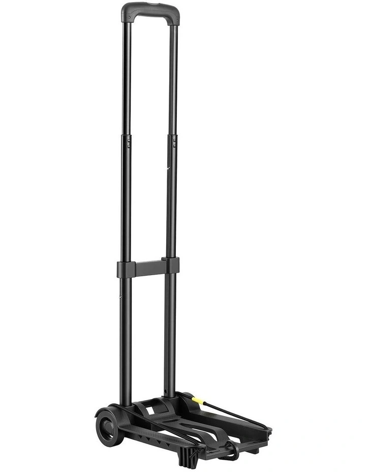 Giantz Folding Trolley Portable Hand Truck Lightweight Travel Luggage Black image 3