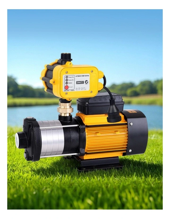 Giantz Garden Water Pump High Pressure 2000W Max 5 Stage Tank Irrigation Transfer Booster Yellow image 3