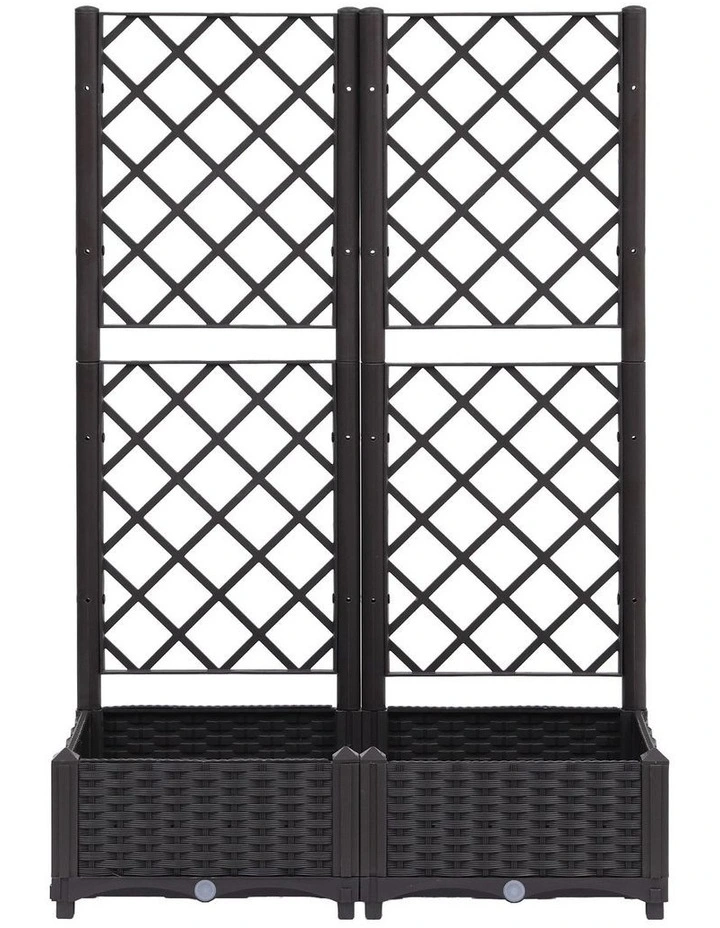 Green Fingers Raised Garden Bed Vertical Planter Self Watering Large Elevated Veggie Box 80x40x122cm image 2