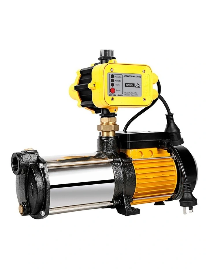Giantz Garden Water Pump High Pressure 2500W Max 5-Stage Tank Irrigation Transfer Booster Yellow image 1