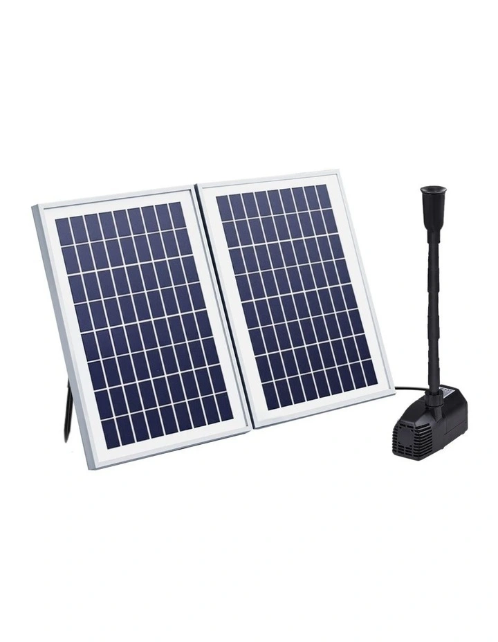 Gardeon Solar Pond Pump Submersible Water Fountain Kit with 2 Panels 1600L/H image 1