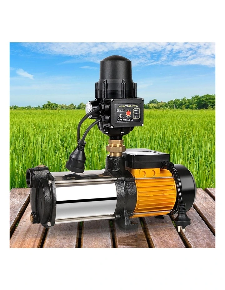 Giantz Garden Water Pump High Pressure 2500W Max 5-Stage Tank Irrigation Transfer Booster Pump Black image 3