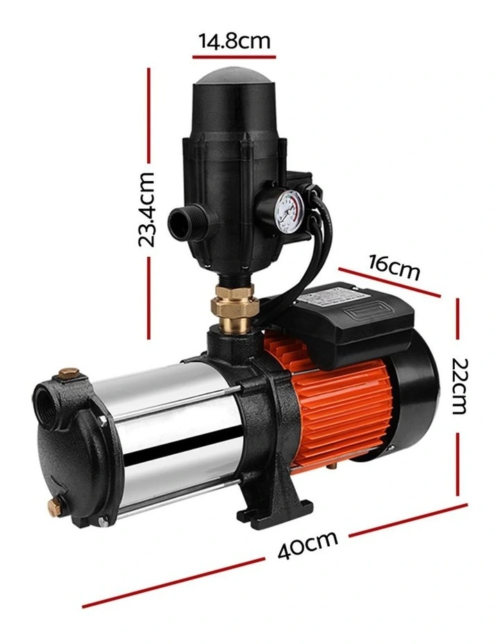 Giantz 1800W 5-Stage Garden Water Pump High Pressure Automatic Irrigation Black image 4