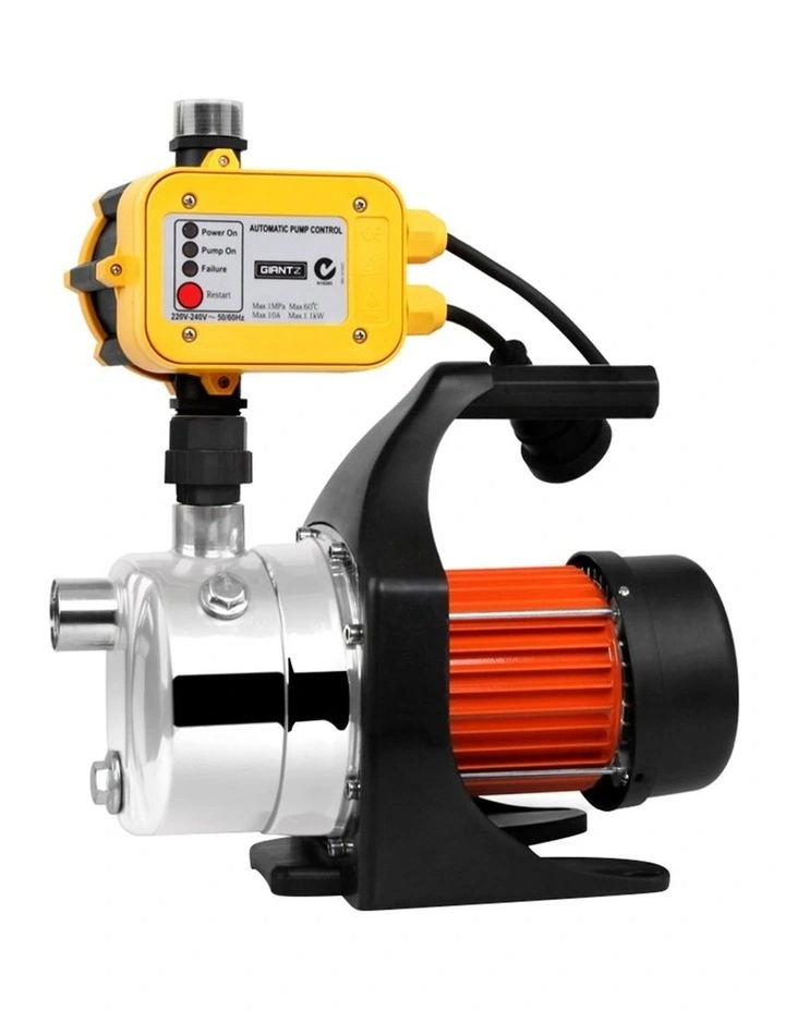 Giantz Garden Water Jet Pump High Pressure 800W Max. Tank Rain Farm Irrigation Yellow image 2
