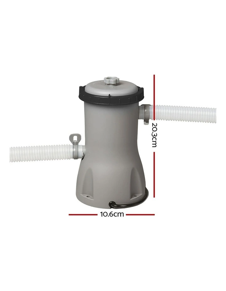 Bestway Pool Pump Cartridge Filter 530GPH 2006L/H Flowclear? Filters Cleaner image 4