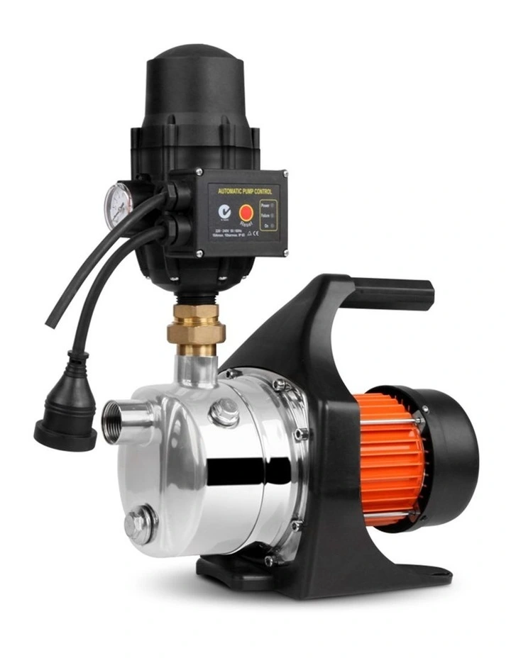 Giantz Garden Water Pump 1500W Max. High Pressure Tank Rain Farm Irrigation Black image 2