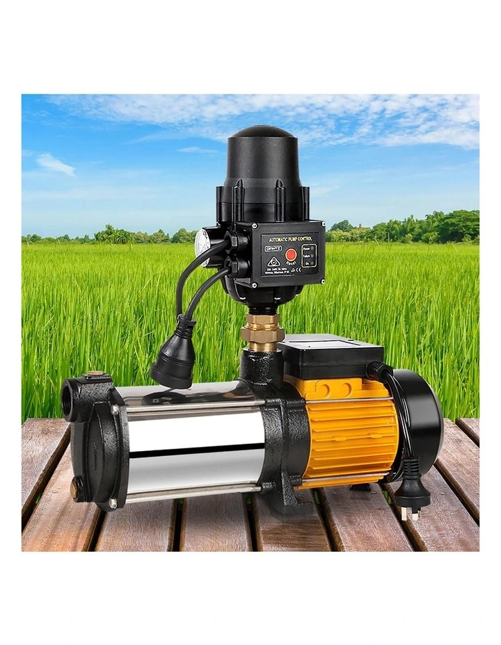 Giantz Garden Water Pump High Pressure 2000W Max 4-Stage Tank Irrigation Transfer Booster Pump Black image 3