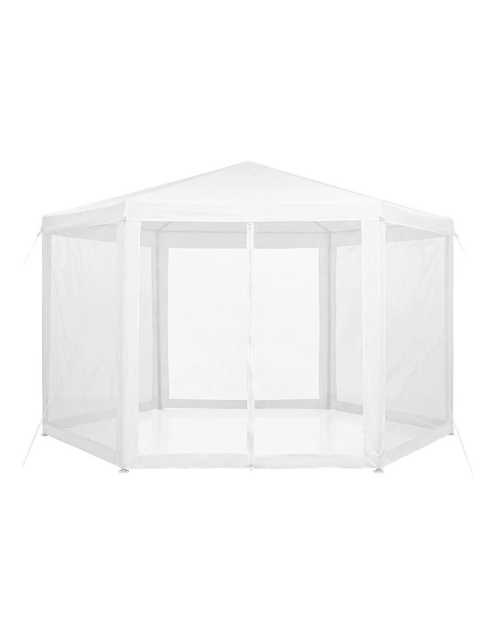 Instahut Gazebo?2x2m Marquee Wedding Party Tent Outdoor Camping Mesh Wall Canopy Shade Gazebos Navy image 2