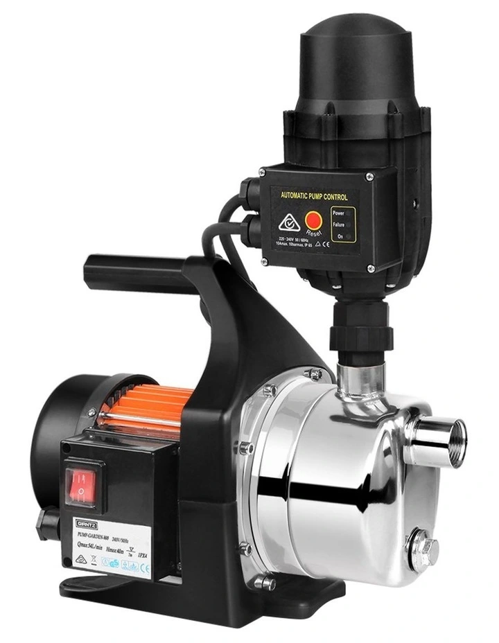 Giantz Garden Water Pump High Pressure 800W Max. Tank Rain Farm Irrigation House Black image 1