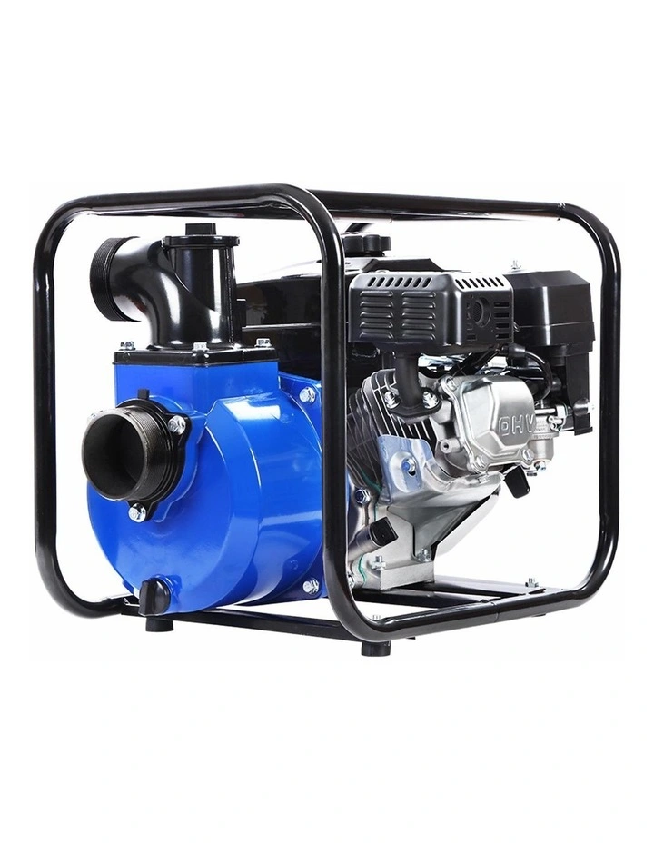 Giantz 7HP 3 Petrol Water Pump 210cc 4-Stroke High Flow 60000L/H Blue image 1