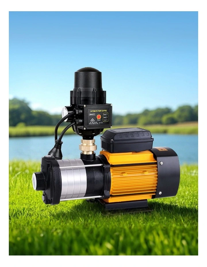 Giantz Garden Water Pump High Pressure 2000W Max 5-Stage Tank Irrigation Transfer Booster Pump Black image 3
