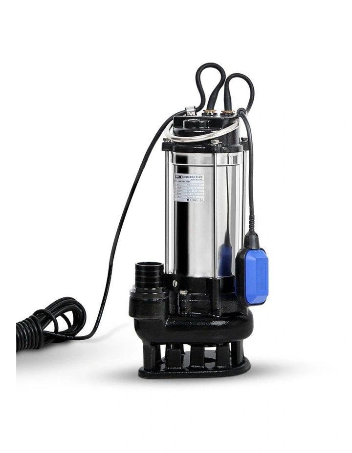 Giantz 2000W Max. Submersible Dirty Water Pump Bore Tank Well Steel Automatic image 2