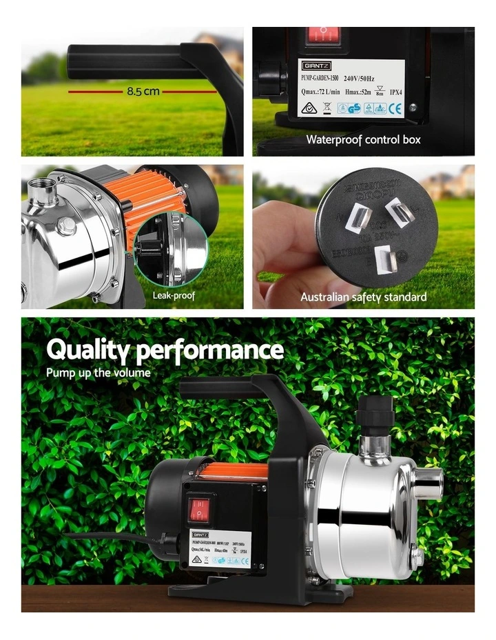 Giantz Garden Water Pump High Pressure 800W Max Tank Rain Farm Irrigation House image 7