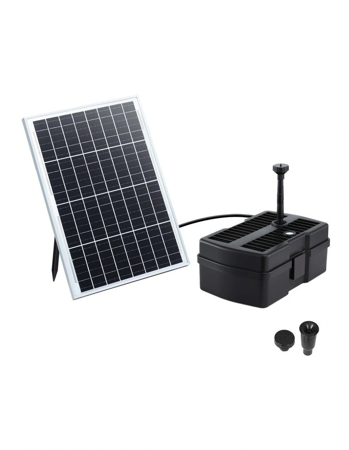 Gardeon Solar Submersible Water Pond Fountain Pump with Filter Box 6FT 1190L/H image 1