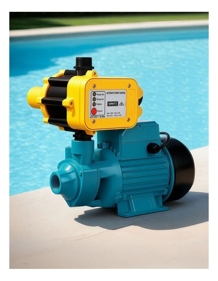 Giantz Peripheral Water Pump Garden Boiler Car Wash Auto Irrigation QB80 Yellow image 3