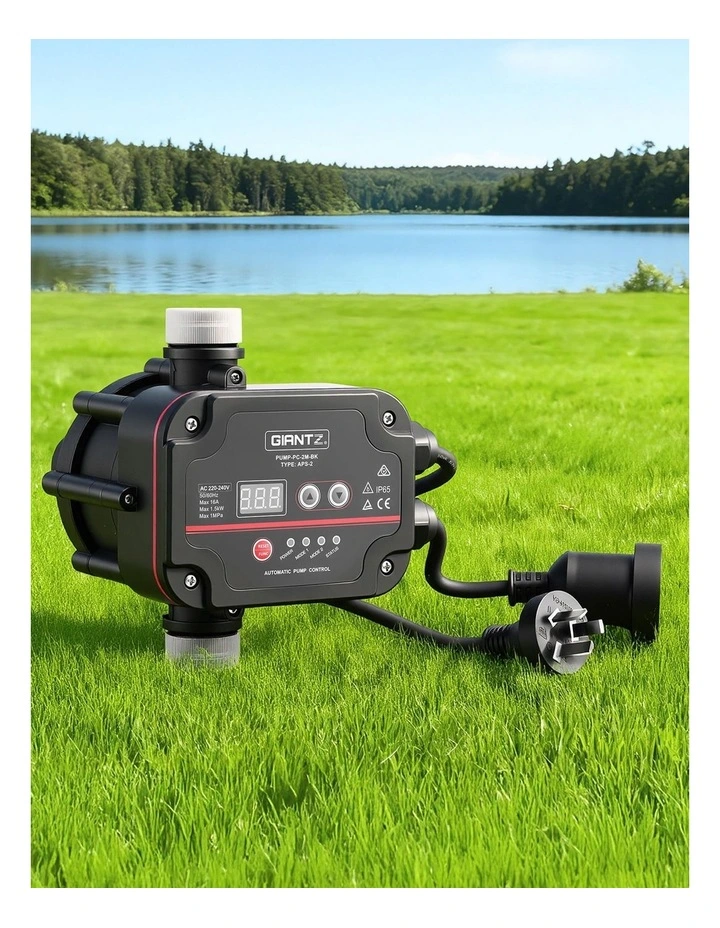 GIANTZ Digital Water Pump Controller 16A 1.5kW Max High Power Pressure Switch Adjustable 10Bar IP65 image 3