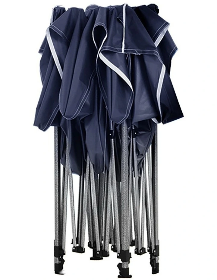Instahut Gazebo 3x3 Pop Up Marquee Folding Tent Wedding Gazebos Camping Outdoor Shade Canopy Navy image 2