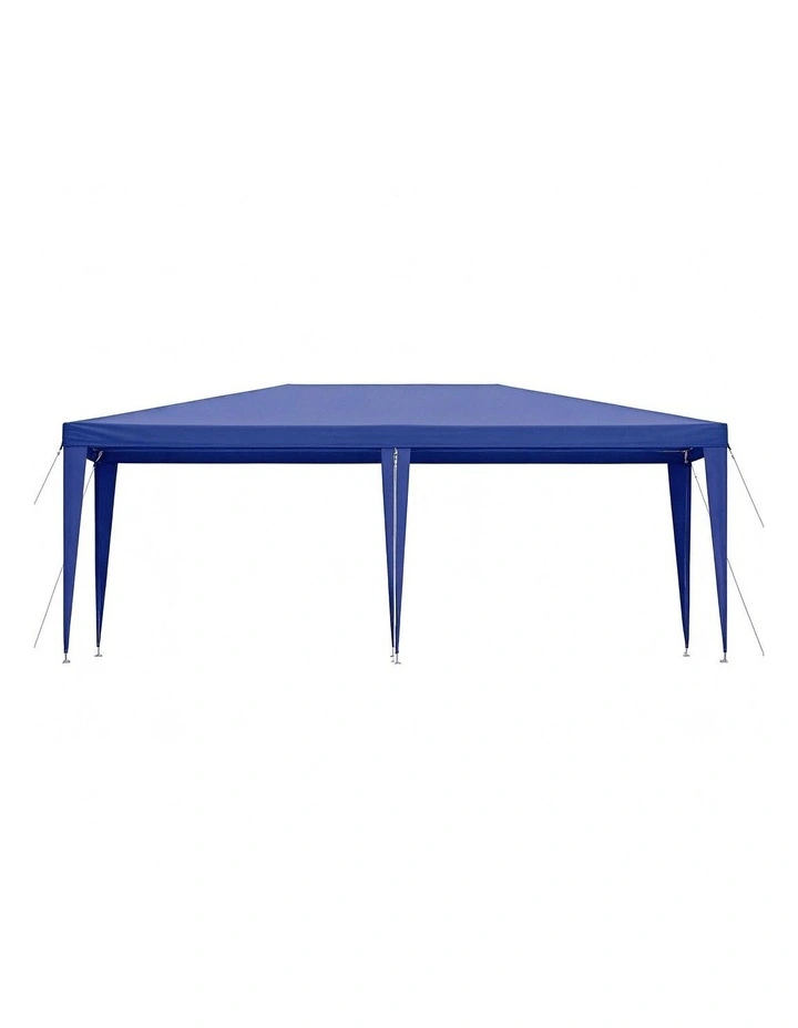 Instahut Gazebo 3x6m Wedding Party Marquee Tent Outdoor Event Camping Canopy Shade Blue image 2