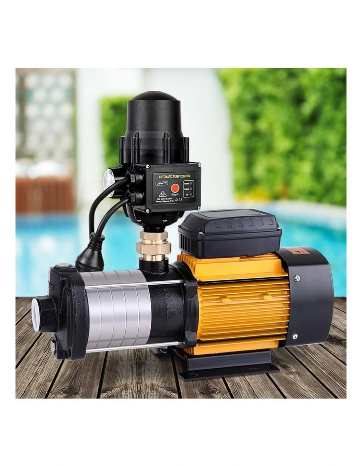 Giantz Garden Water Pump High Pressure 2500W Max 6-Stage Tank Irrigation Transfer Booster Pump Black image 3