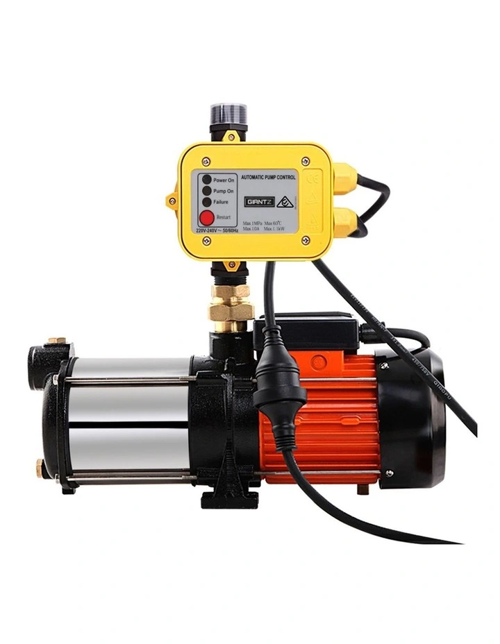 Giantz 1800W 5-Stage Garden Water Pump High Pressure Automatic Irrigation Yellow image 2