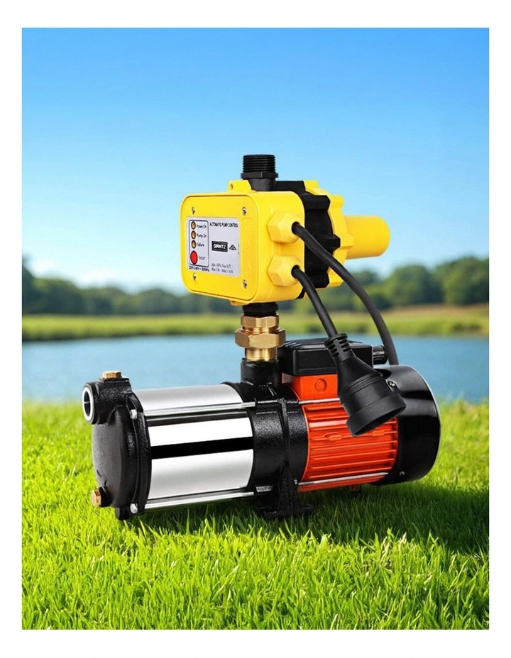 Giantz 1800W 5-Stage Garden Water Pump High Pressure Automatic Irrigation Yellow image 3