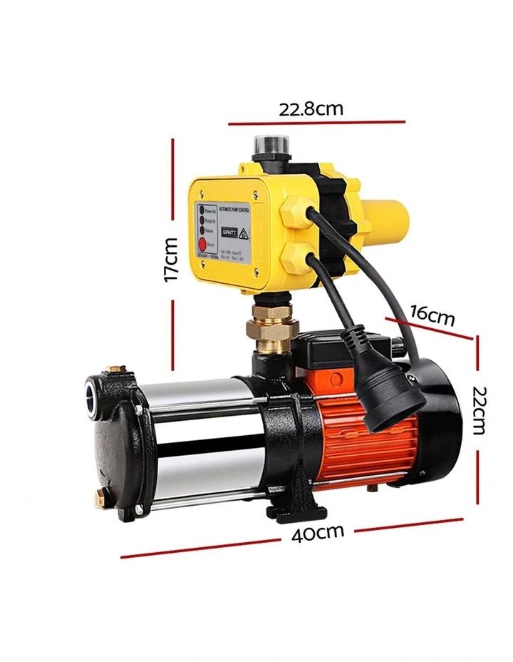 Giantz 1800W 5-Stage Garden Water Pump High Pressure Automatic Irrigation Yellow image 4