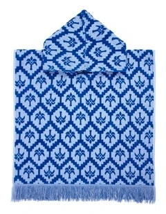 HiLo Kids Poncho Cocos Cobalt