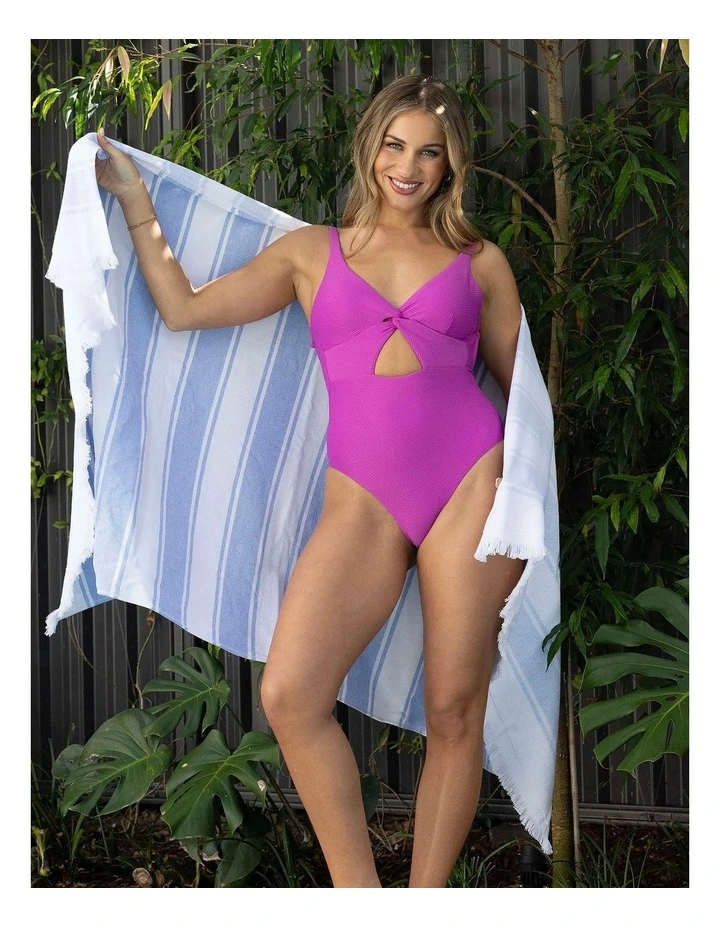 Andie Beach Towel Blue image 2