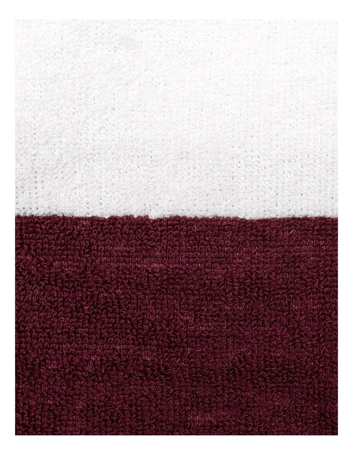 Ecobeach Towel Maroon image 3