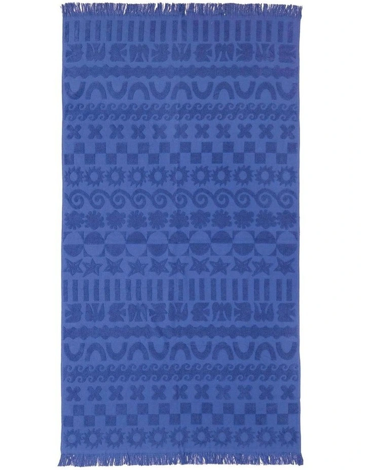 HiLo Beach Towel Solana Blue image 1