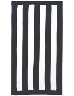 Classic Stripe Beach Towel Navy