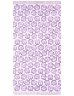 HiLo Beach Towel Daisy Lilac