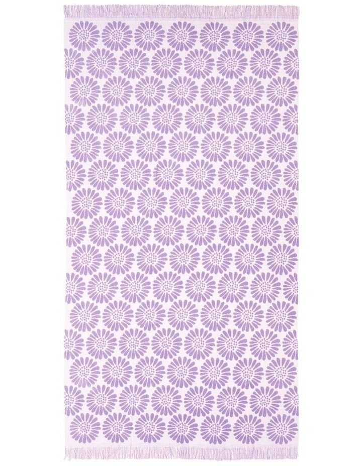 HiLo Beach Towel Daisy Lilac image 1