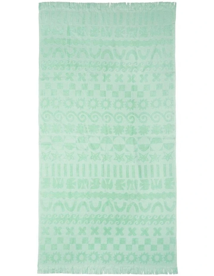 HiLo Beach Towel Solana Mint image 1