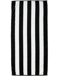Ecobeach Towel Black