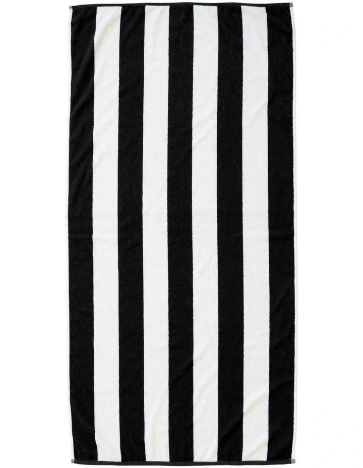 Ecobeach Towel Black image 1